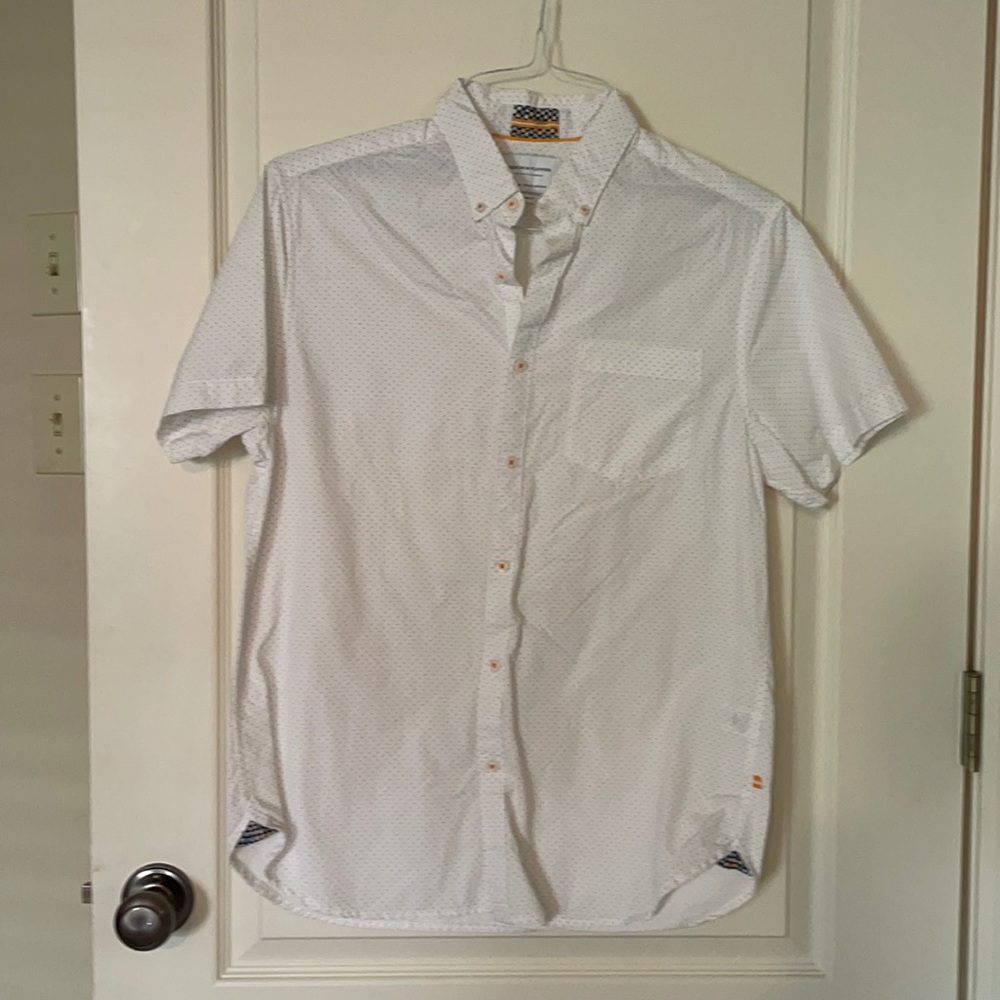 Denim & Flower Slim Fit Button Down Shirt